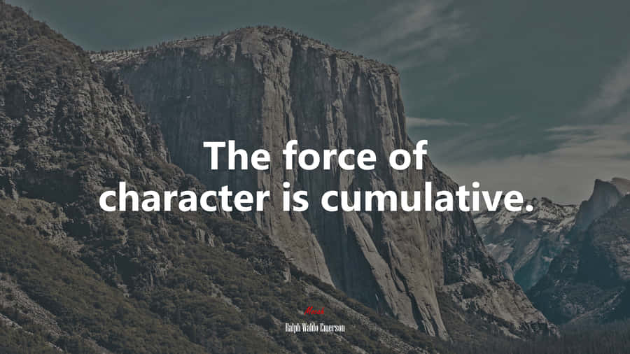 Successive Growth - Cumulative Effort Quote Wallpaper