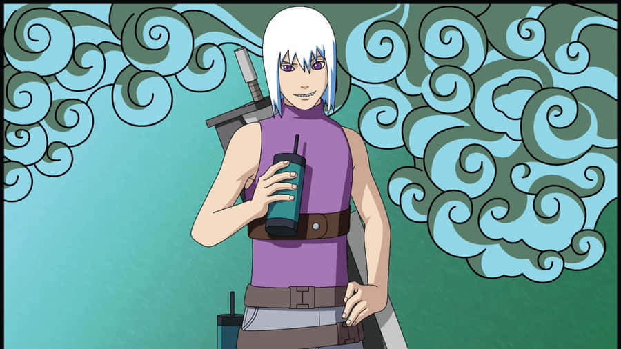 Suigetsu Hozuki Unleashing His Powers In Intense Battle Wallpaper