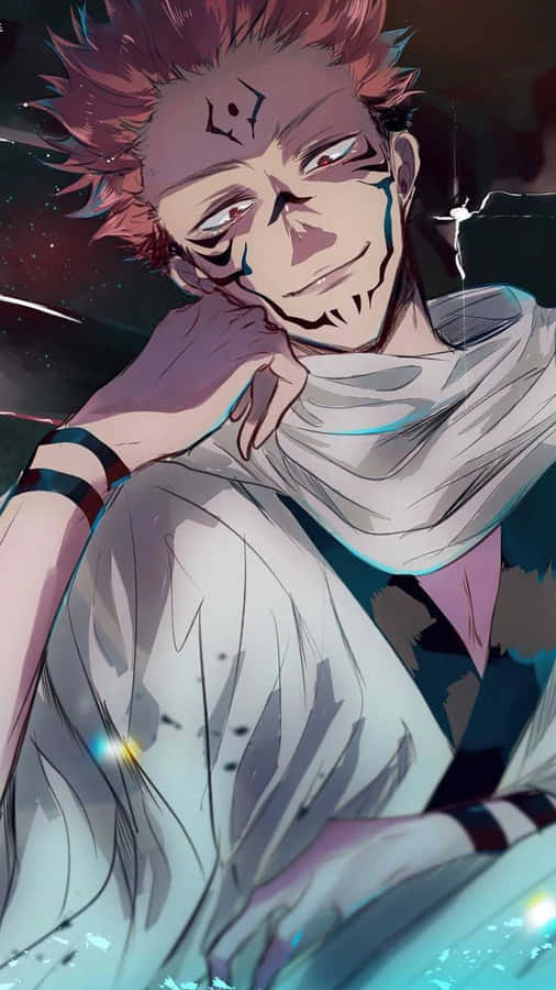 Sukuna Anime Character Illustration Wallpaper