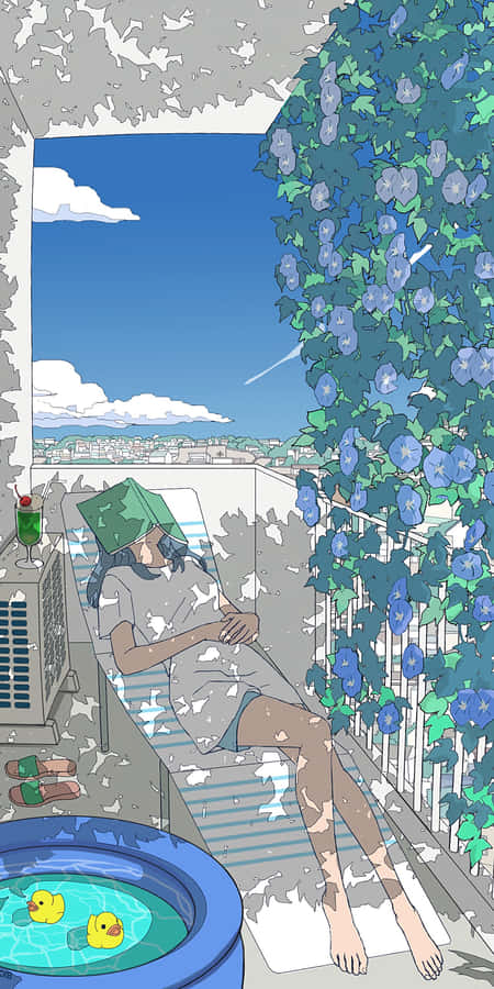 Summer_ Balcony_ Relaxation.jpg Wallpaper