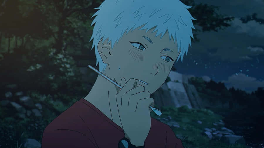 Summer Hikaru Smoking Night Wallpaper