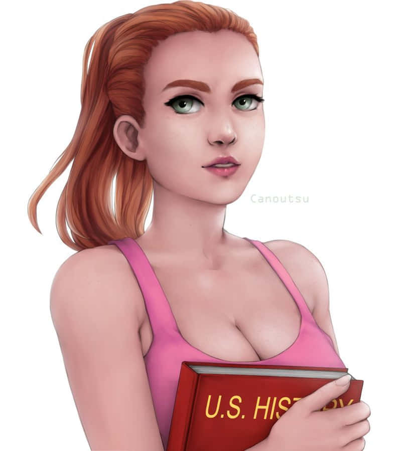 Summer Smith Smiling In Her Signature Style Wallpaper