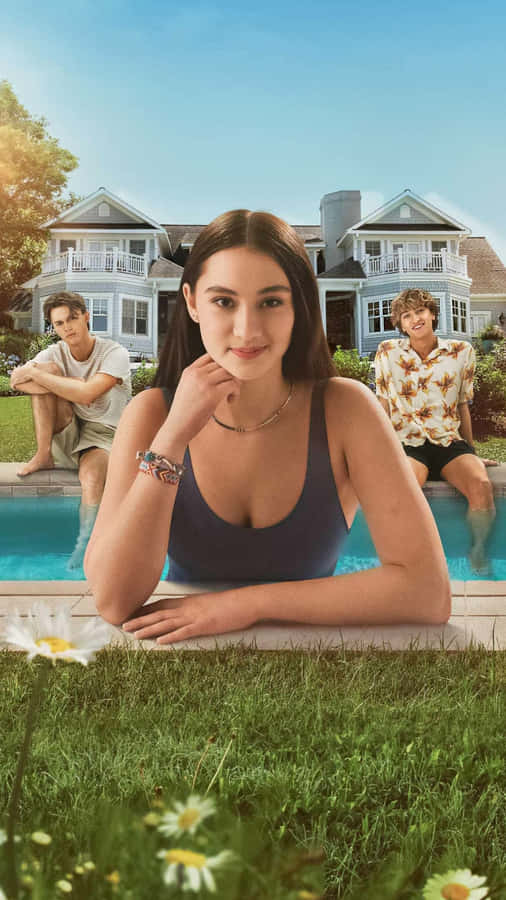 Summer Turned Pretty Poolside Trio Wallpaper