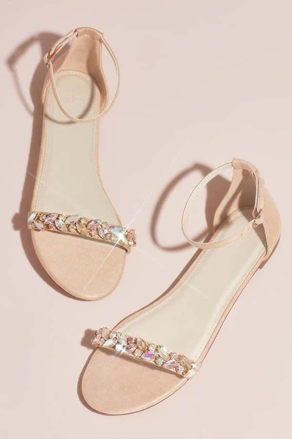 Summer Vibes With Stylish Sandals Wallpaper