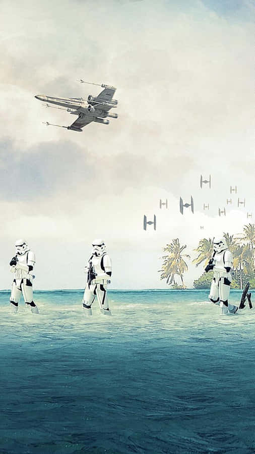 Sun-kissed Shores Of Scarif Wallpaper