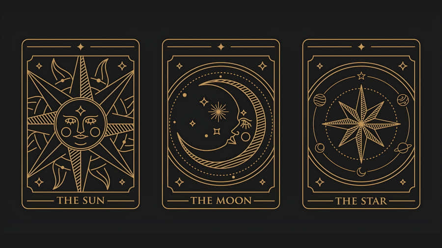 Sun Moon And Star Tarot Wallpaper