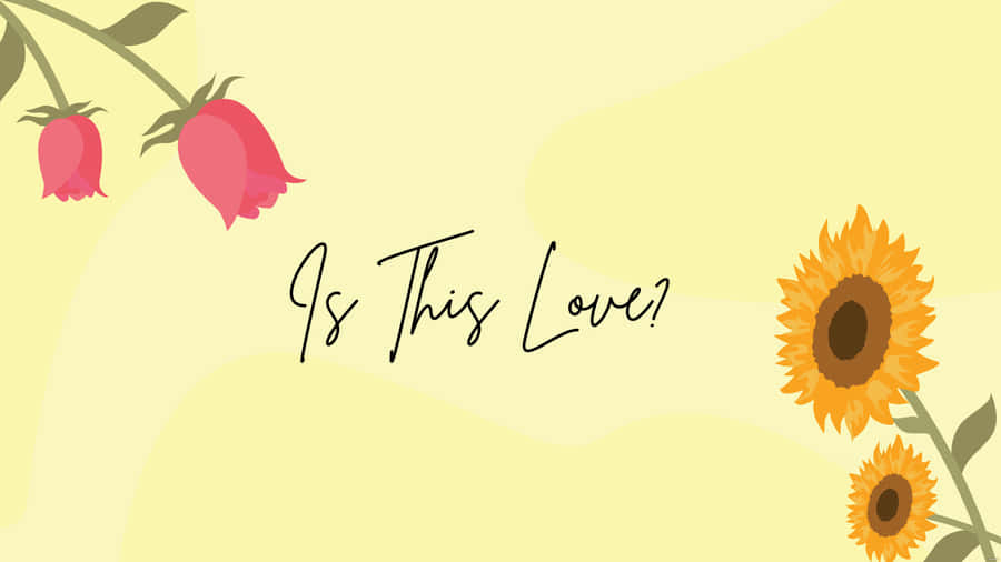 Sunflowers And Roses Yellow Canvas Wallpaper