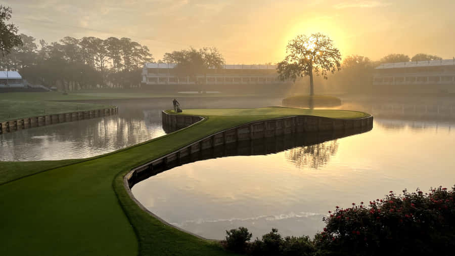 Sunriseat T P C Sawgrass17th Hole Wallpaper
