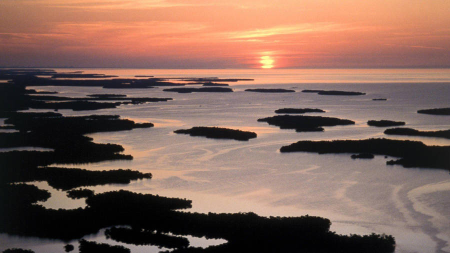 Sunset At Everglades National Park Wallpaper