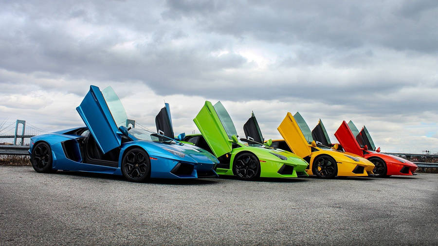 Supercar Lot Wallpaper