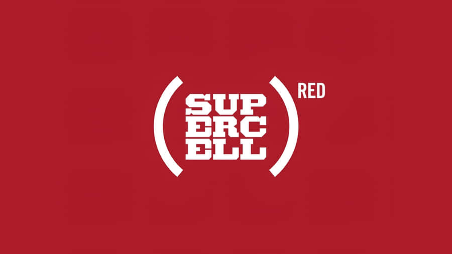 Supercell Logo Red Background Wallpaper