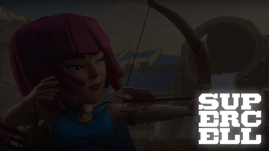 Supercell Logo With Archer Wallpaper