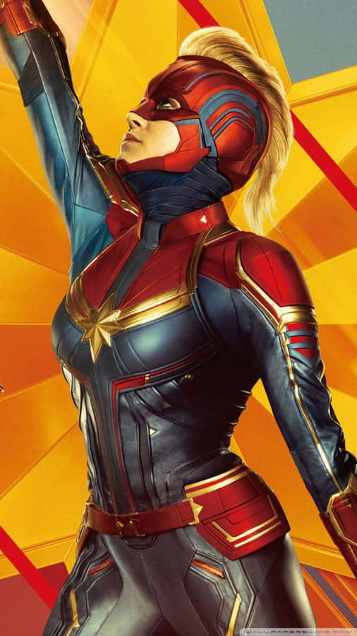 Superhero Carol Danvers A.k.a. Captain Marvel Wallpaper
