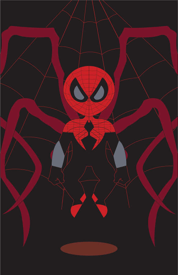 Superior Spider-man Swinging Into Action Wallpaper