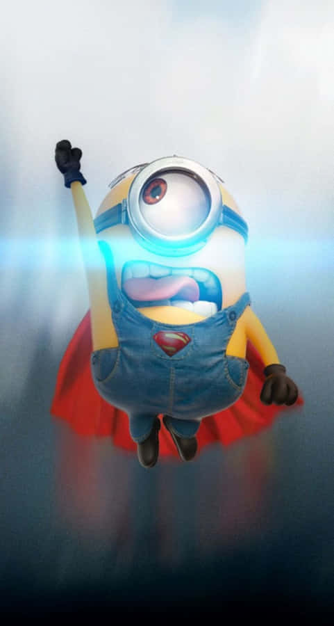 Superman Despicable Me Minion Iphone Wallpaper