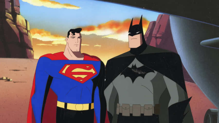 Superman Soaring In The Skies Wallpaper