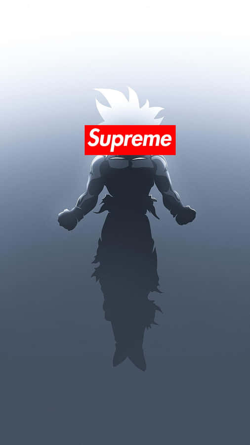 Supreme Anime Character Silhouette Wallpaper