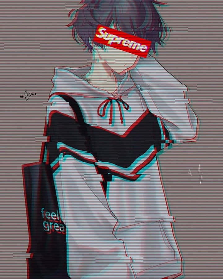 Supreme Anime Style Character Wallpaper