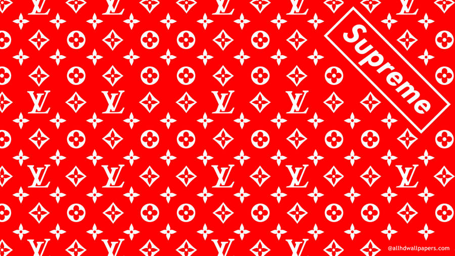 Supreme In Lv Wallpaper