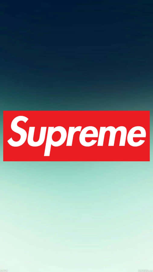 Supreme Logo 1107 X 1965 Wallpaper
