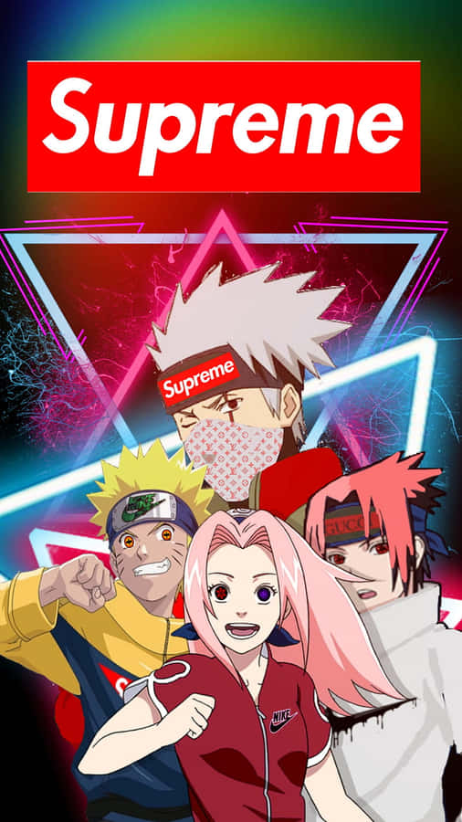 Supreme Naruto Crossover Wallpaper