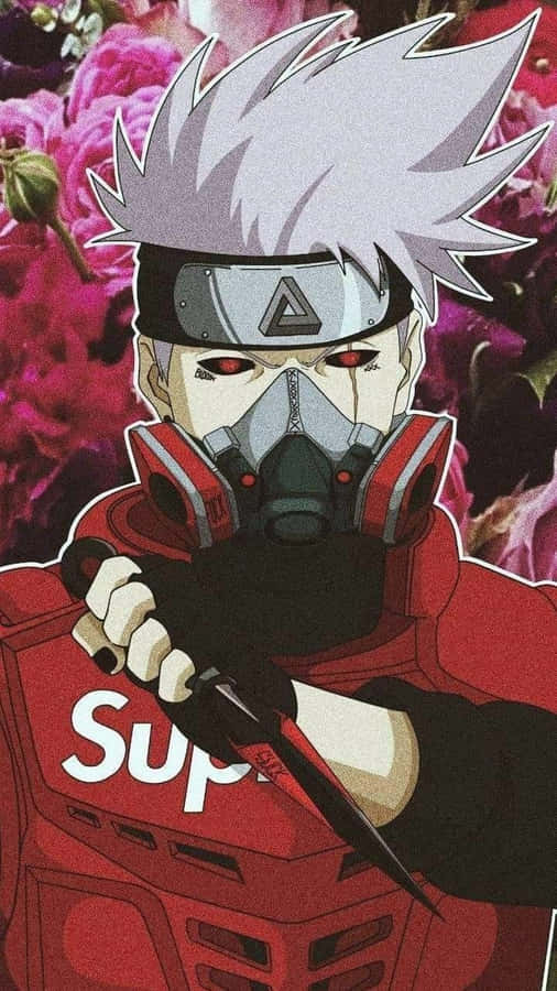 Supreme Ninja Kakashi Anime Crossover Wallpaper