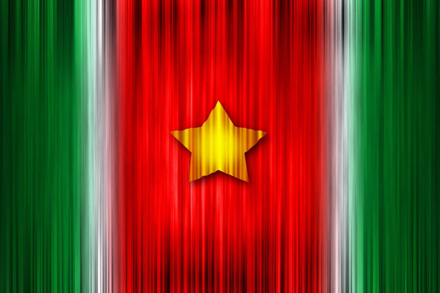 Suriname National Flag Artwork Wallpaper