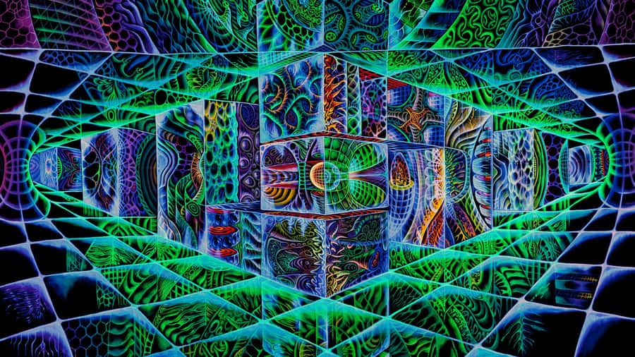 Surreal Journey To Hidden Dimensions Wallpaper
