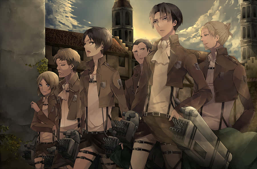 Survey_ Corps_ Team_ Portrait Wallpaper