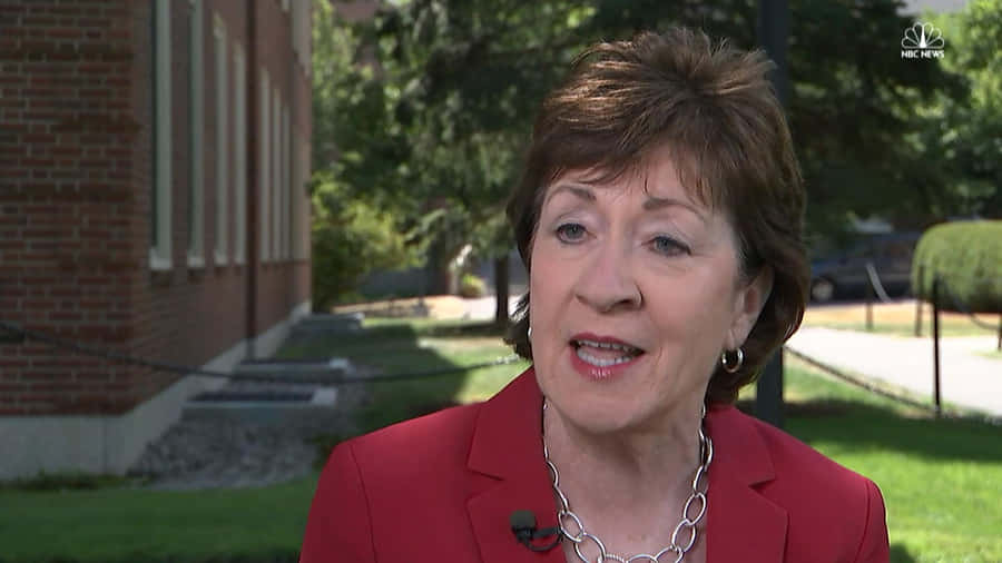 Susan Collins In Media Interview Wallpaper