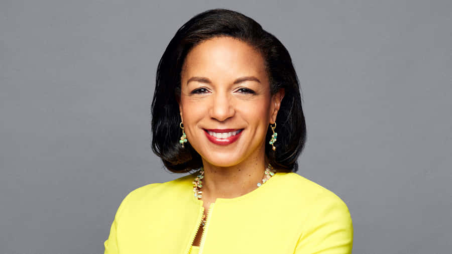 Susan Rice Portraitin Yellow Wallpaper