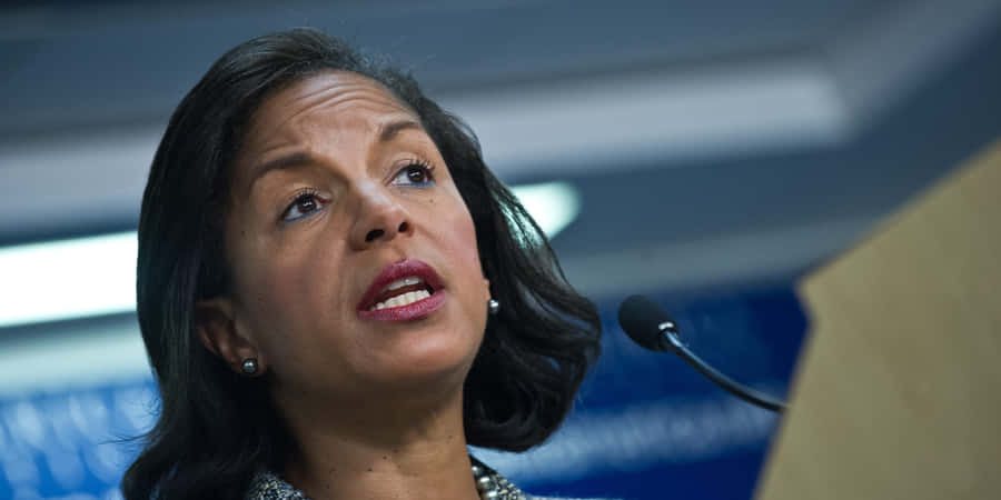 Susan Rice Speakingat Event Wallpaper