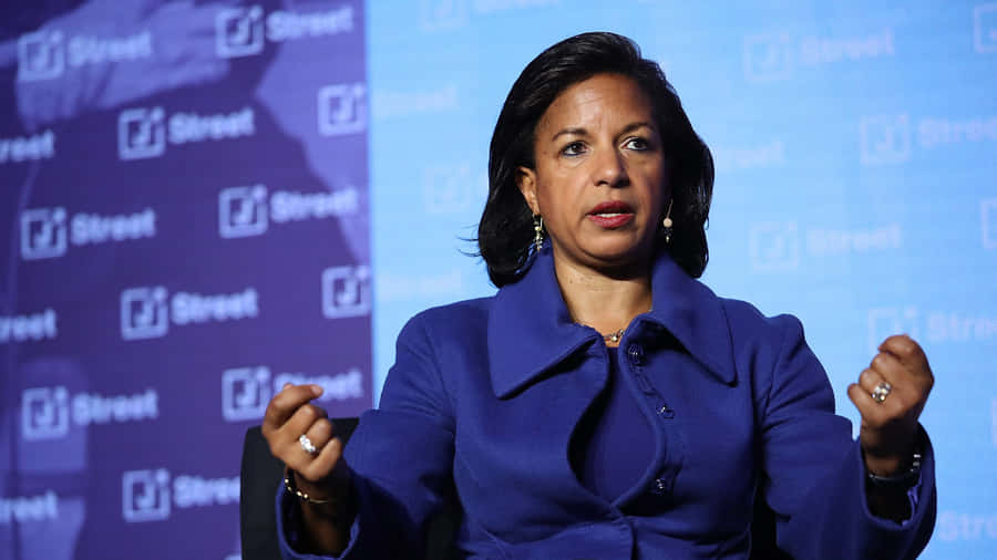 Susan Rice Speakingat Event Wallpaper