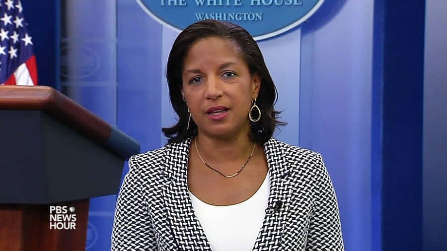 Susan Rice White House Press Briefing Wallpaper