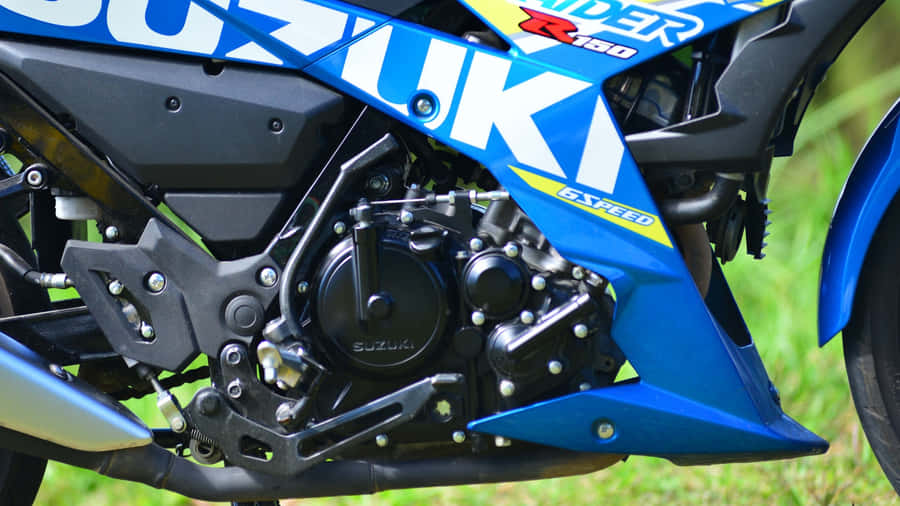 Suzuki Raider 150 Fi Engine Closeup Wallpaper