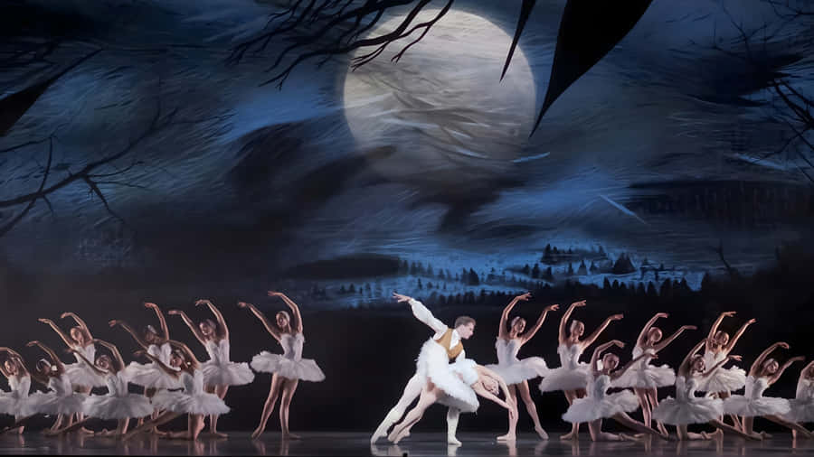 Swan Lake Ballet Performance Wallpaper