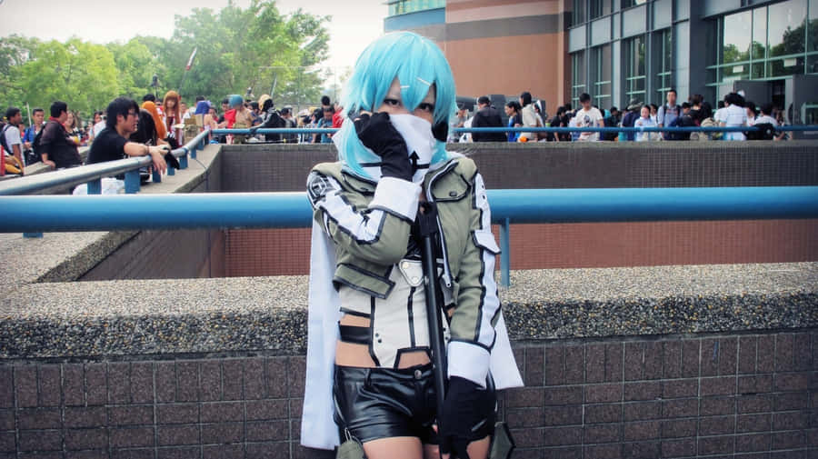 Sword Art Online Cosplay Duo Wallpaper