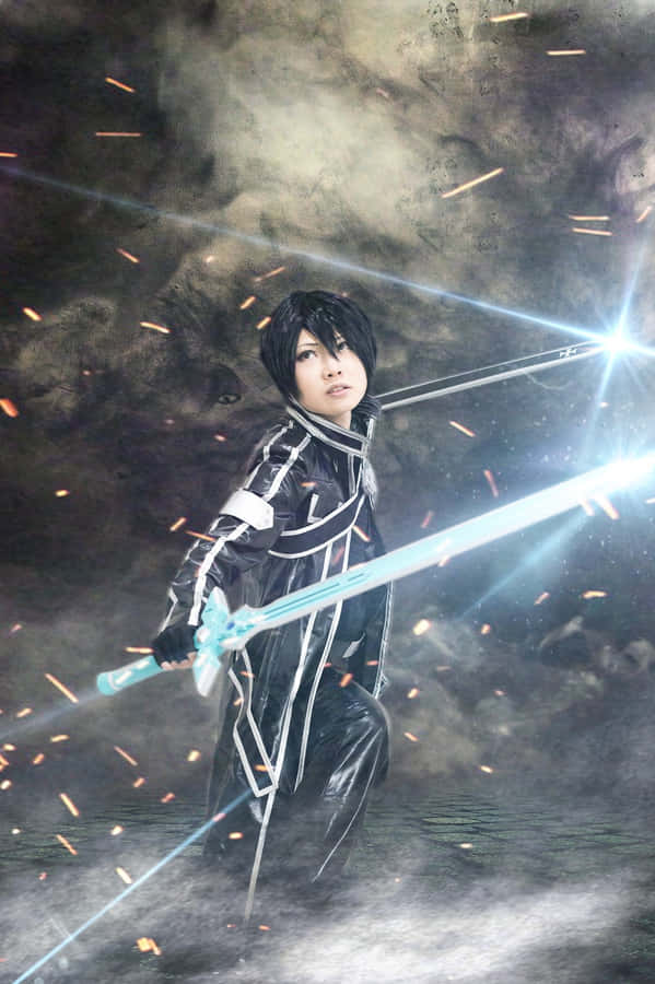 Sword Art Online Cosplay Duo Asuna And Kirito Wallpaper