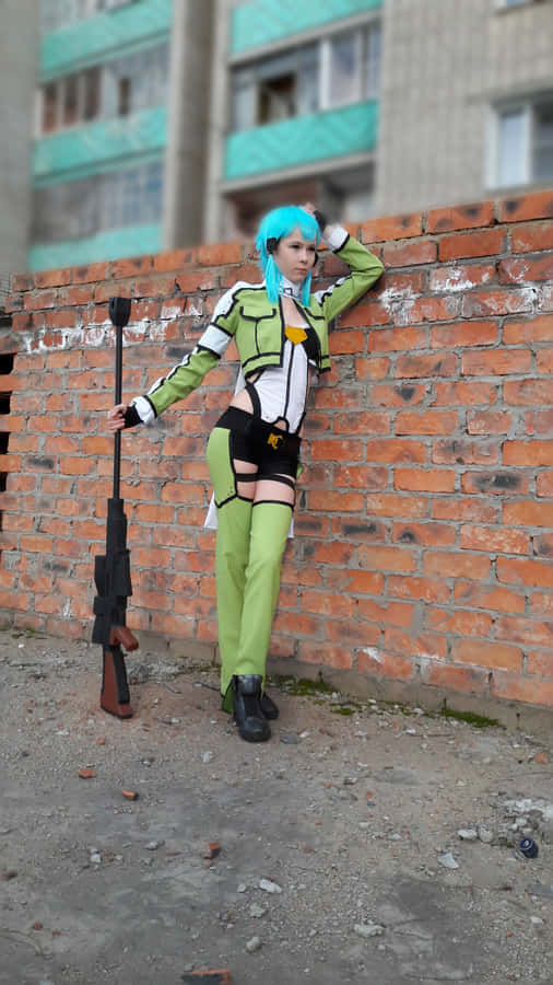 Sword Art Online Cosplay With Detailed Costumes And Accessories Wallpaper