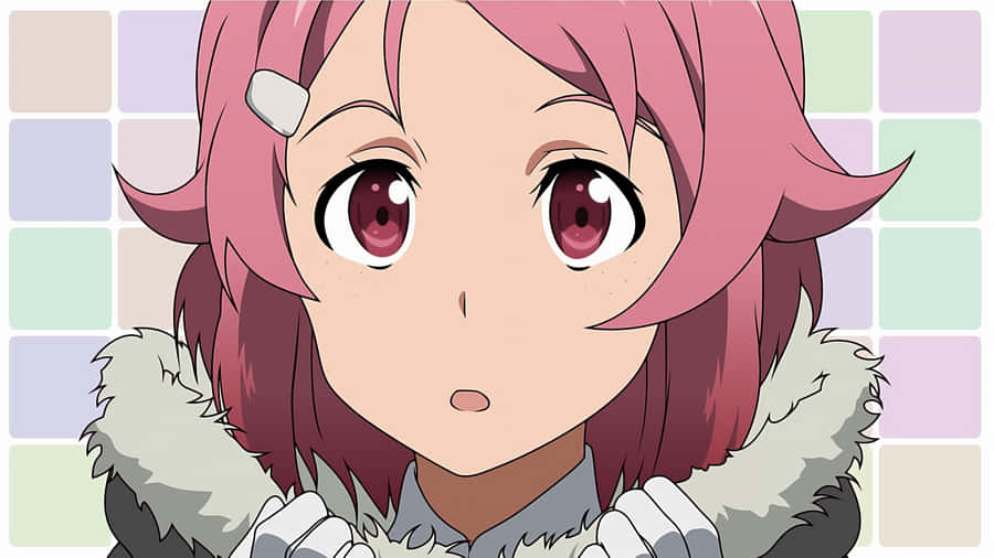 Sword Art Online's Lisbeth In Action Wallpaper