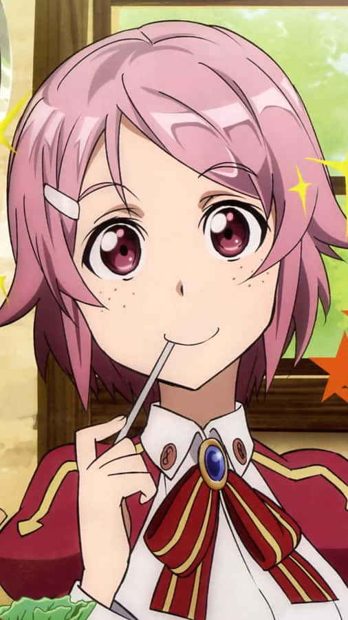 Sword Art Online's Lisbeth In Action. Wallpaper