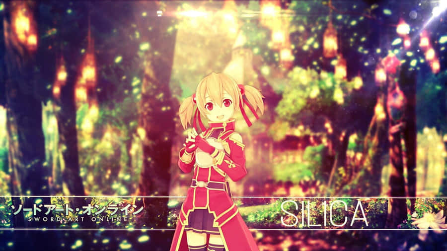 Sword Art Online Silica In Action Wallpaper