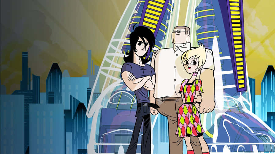 Sym Bionic Titan Team Cityscape Wallpaper