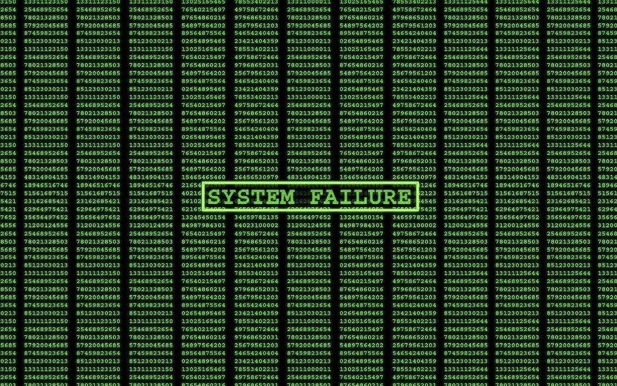 System Failure In The Matrix Wallpaper