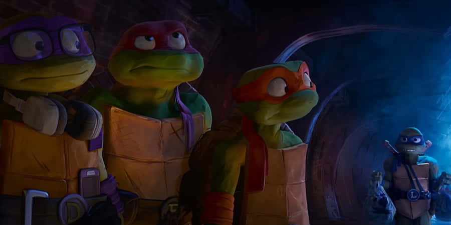 T M N T_ Mutant_ Mayhem_ Team_ In_ Sewers Wallpaper