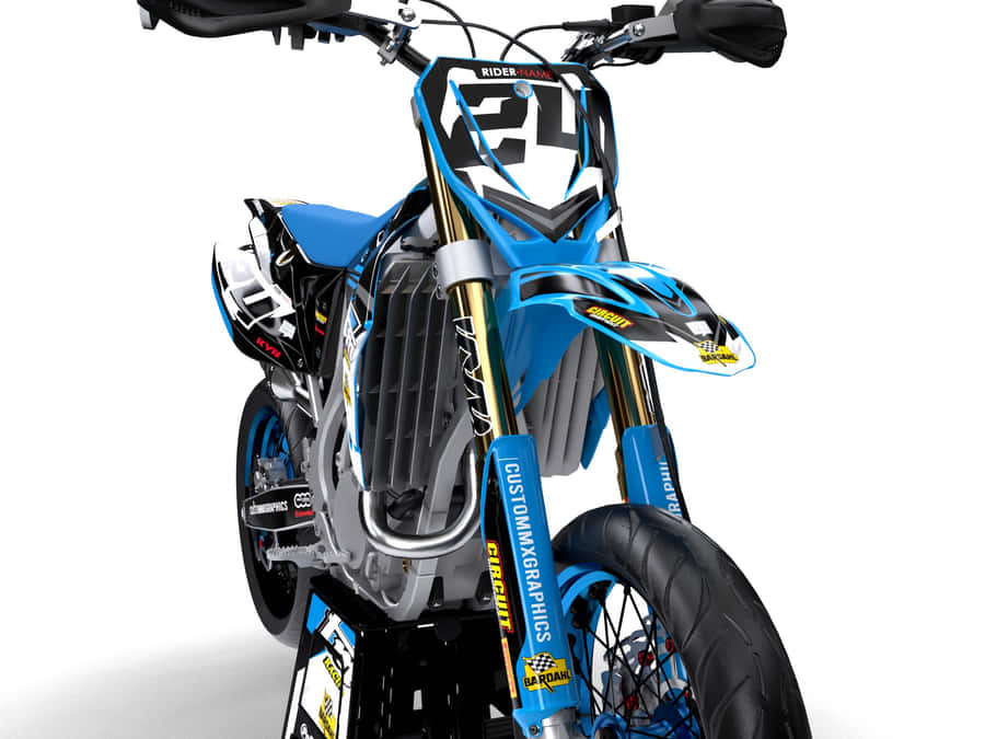 T M Racing Motocross Bike Showcase Wallpaper