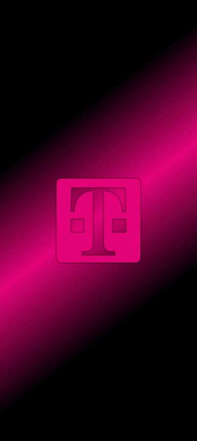 T Mobile Logoon Pink Gradient Background Wallpaper