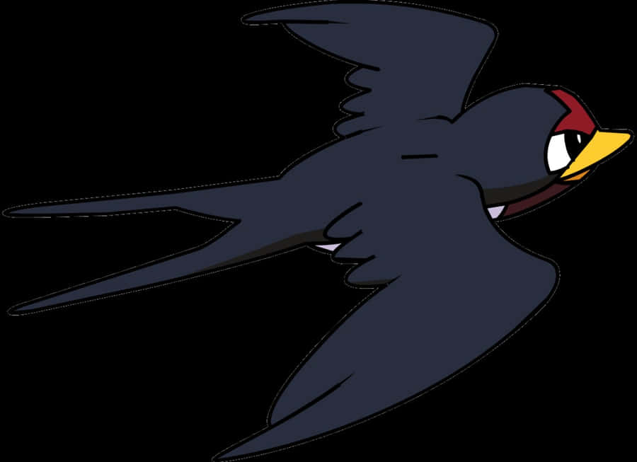 Taillow Flying Back-view Wallpaper