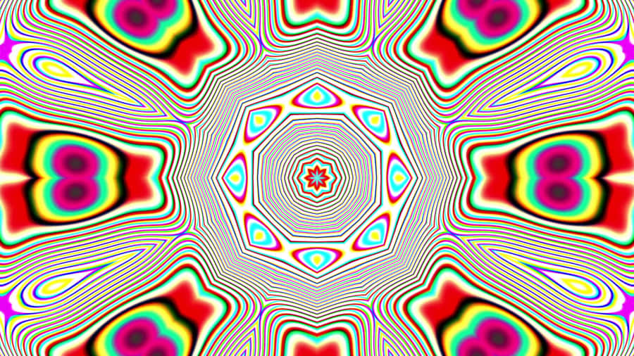 Take A Journey Into The Psychedelic World Of The 1960s Wallpaper