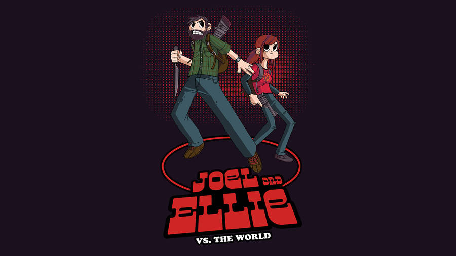 Take A Journey With Ellie And Joel In “the Last Of Us” Wallpaper